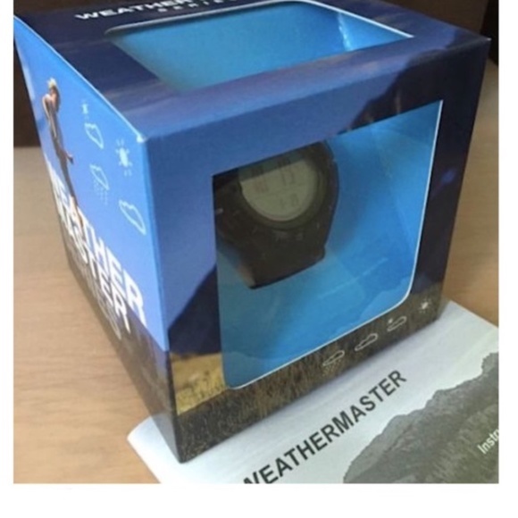 WEATHER MASTER VII SPORTS Hiking Watch Altimeter Barometer Compass - Black - Picture 3 of 6